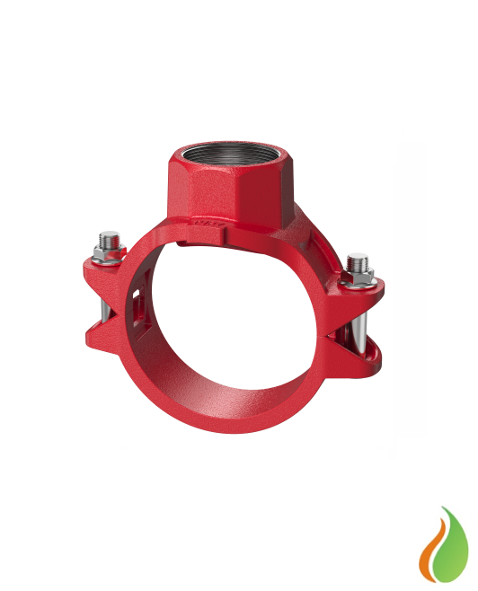 Tê Mecânico com Saída Roscada - Acoplamento Grooved