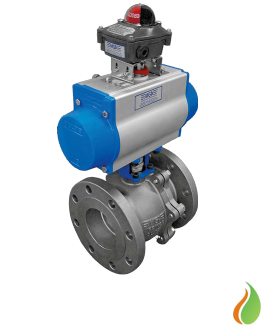 Válvula de Esfera Bipartida Passagem Plena