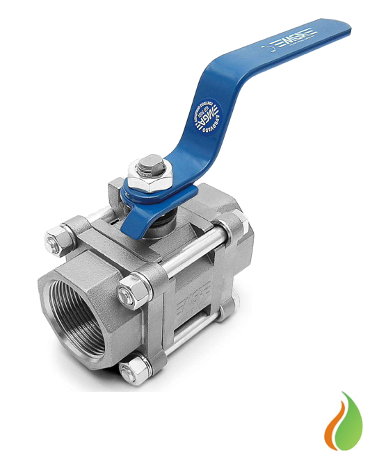 Válvula de Esfera Tripartida Forjada