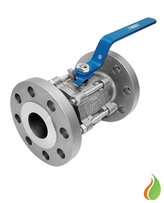 Válvula de Esfera Tripartida Série 1000 Flange