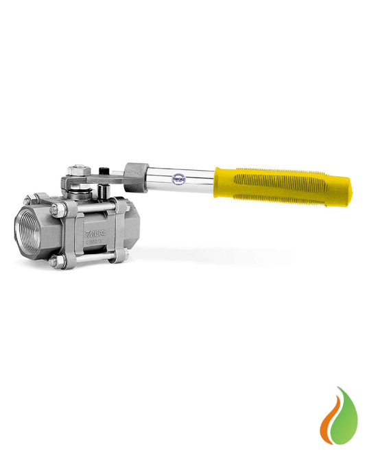 Válvula de Esfera Tripartida Série 1000 Flange